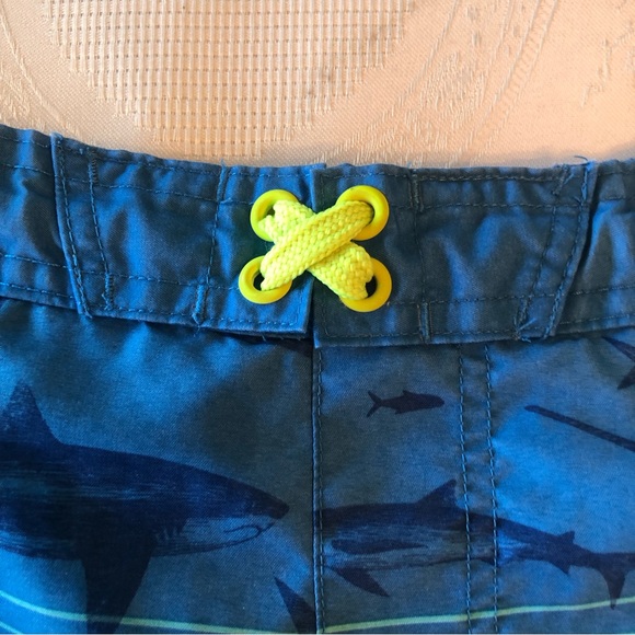 Ocean Gear Boys Size XL(14-16) Blue Fish Design Swimming Trunks Baiting Shorts - Picture 5 of 15